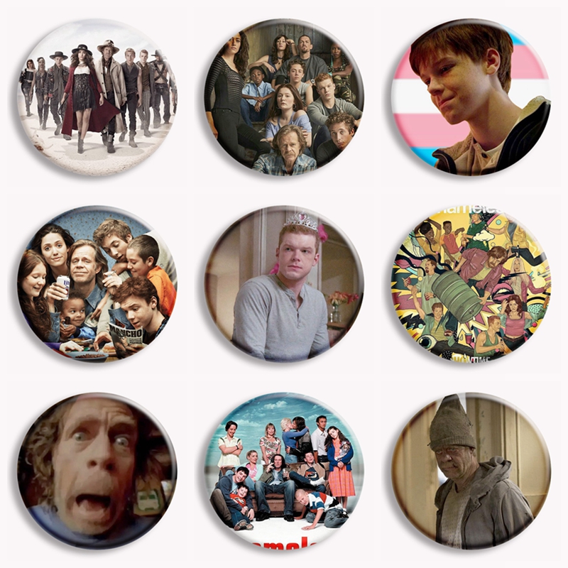 Vintage Collection Playset - Pin kancing Shameless Drama Amerika Pin