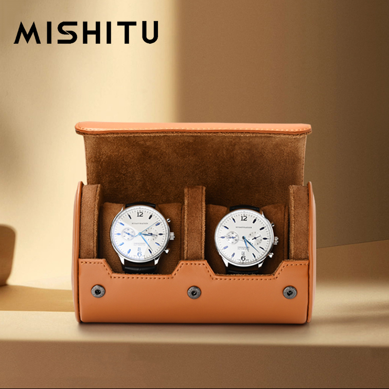 Vintage Collectible Watches - MISHITU 1/2/3-Slot Tas Travel Gulungan Penyimpanan