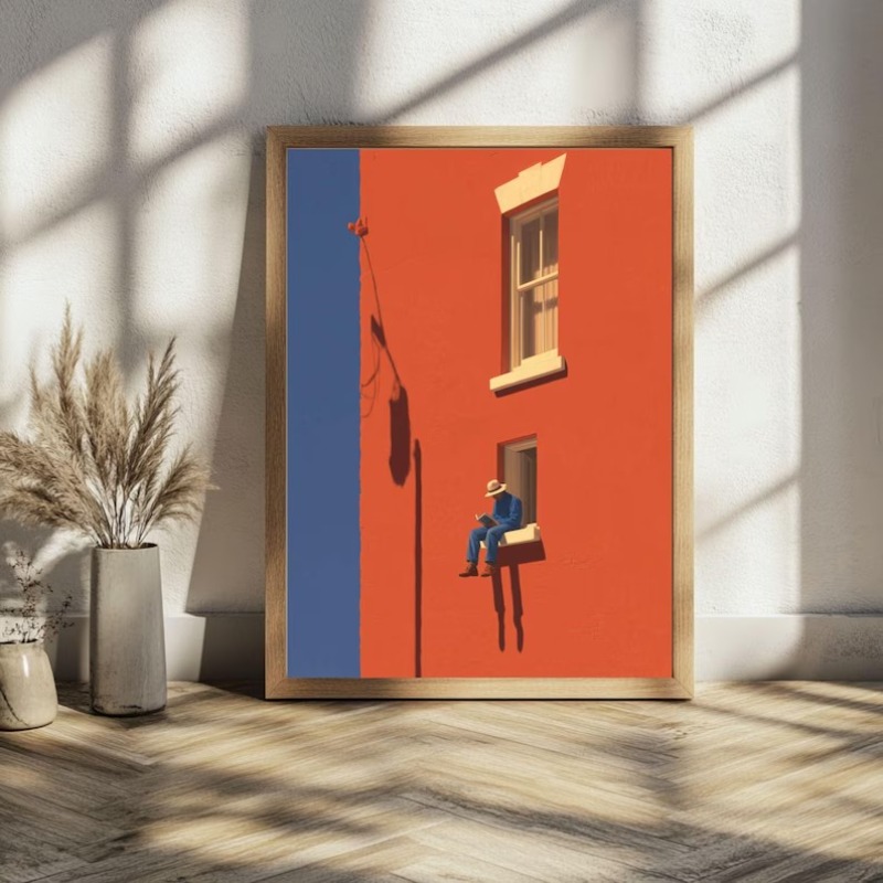 Vintage Things Collection - Poster Estetika Gambar Figur Abstrak Minimalis