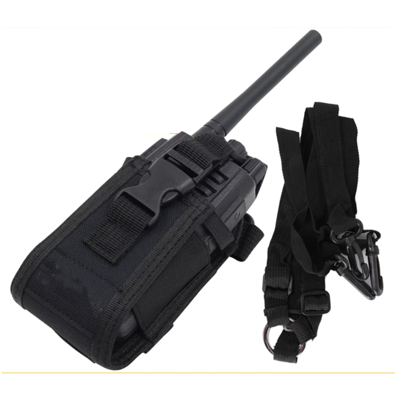 Cassette Walkman Belt - Casing Pelindung Walkie Talkie untuk MOTOROLA/Kenwood/Hytera