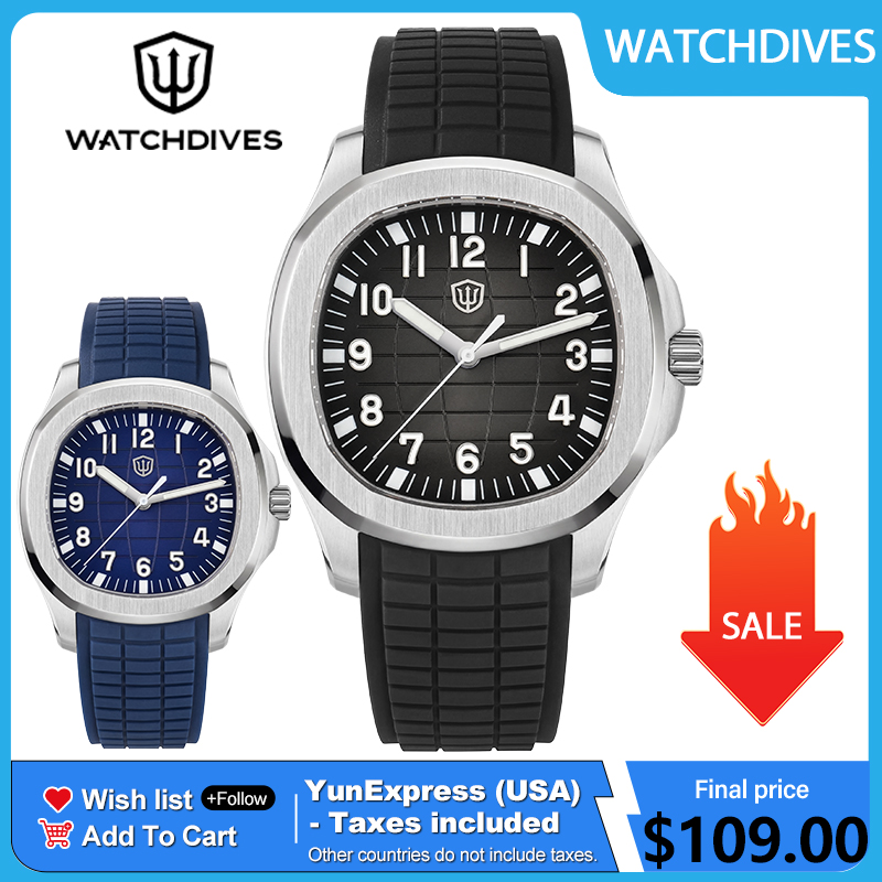 Vintage Collectible Watches - Watchdives WD008 38mm Jam Tangan Pria