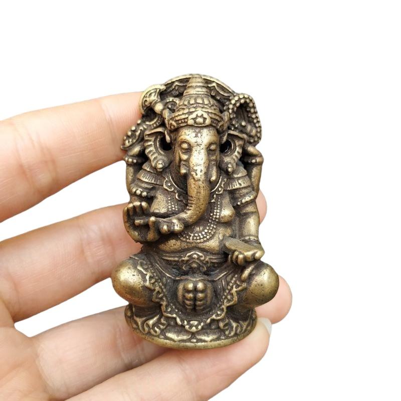 Vintage Things Collection - 1/3 Buah Patung Figur Dewa Gajah