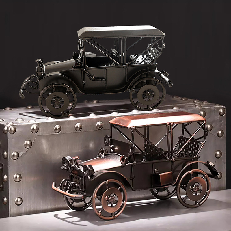 Vintage Collectibles Toys - Ornamen Model Mobil Kuno Gaya Eropa