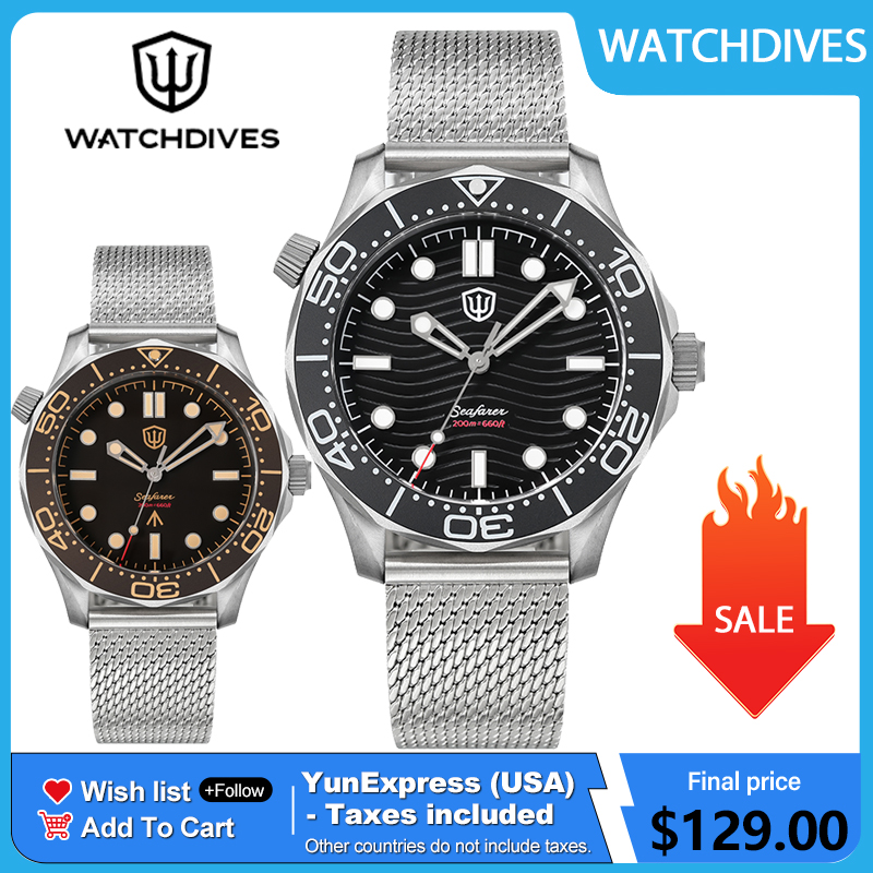 Vintage Collectible Watches - Watchdives Jam Tangan Selam Titanium 42mm
