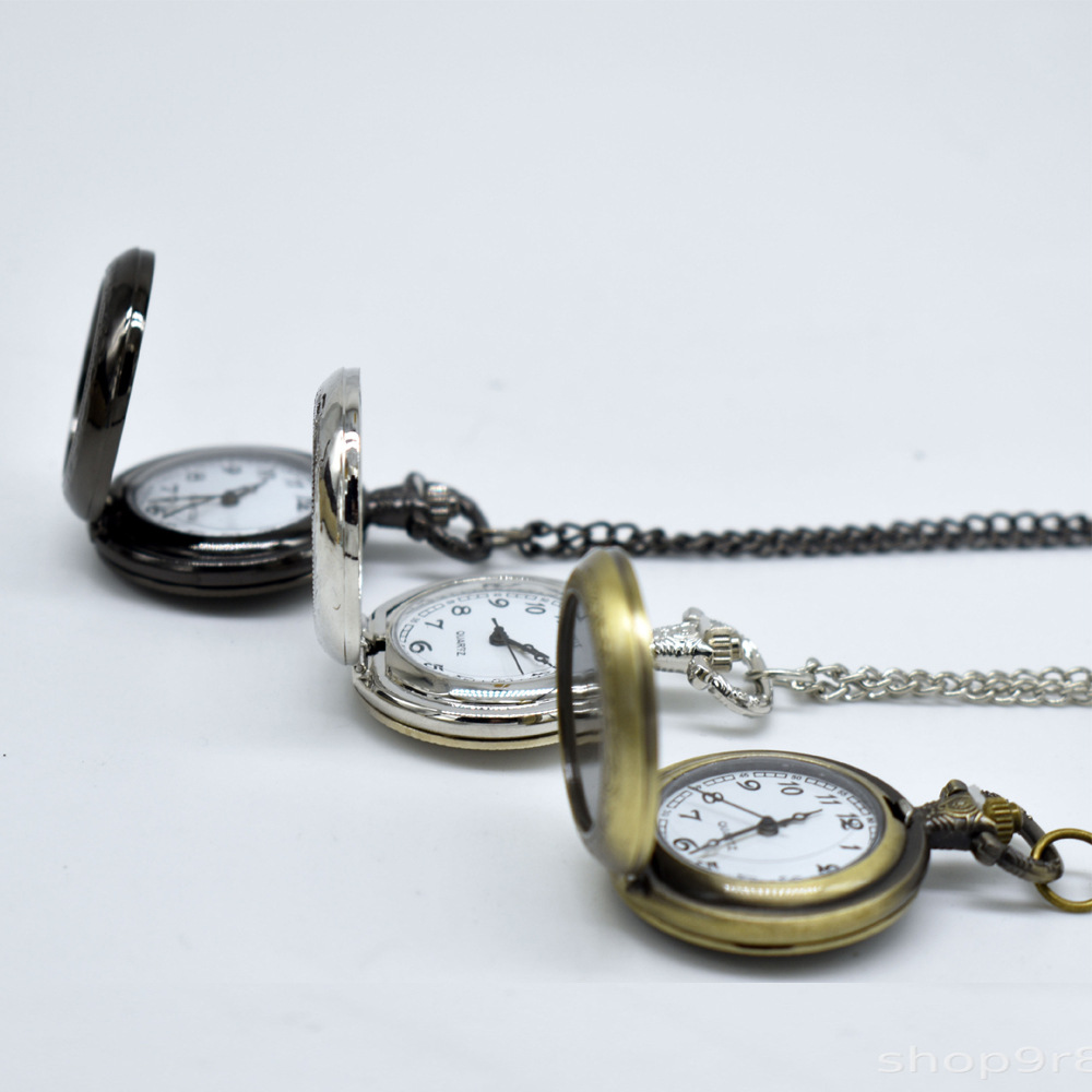 Kalung Liontin Jam Saku Logam  - Vintage Collectible Watches ulasan dan harga