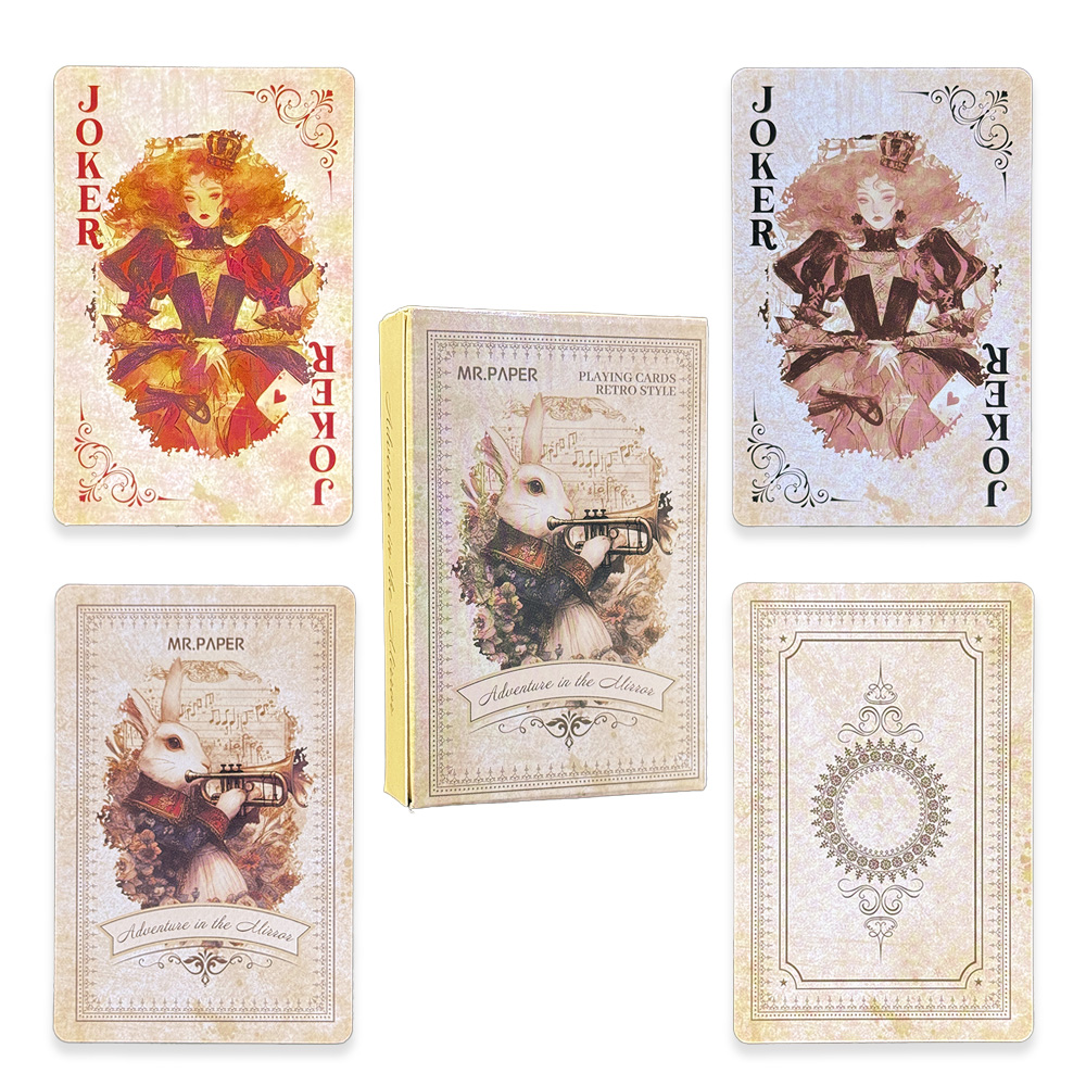 55 Buah Kartu Remi Alice in Wo - Vintage Collectible Playing Cards ulasan dan harga