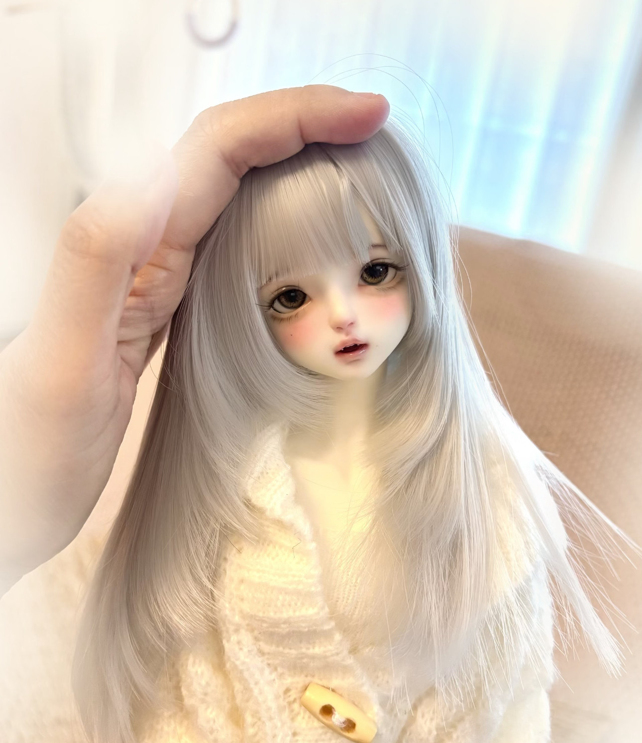 Wig Rambut Boneka, Wig Penggan - Vintage Collectible And Vintage Dolls ulasan dan harga