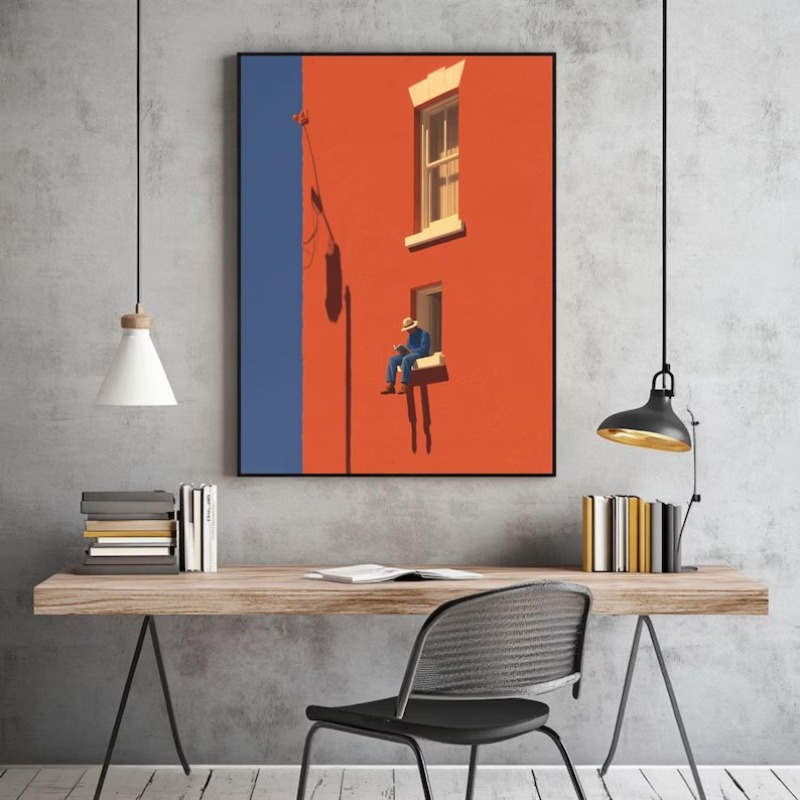 Poster Estetika Gambar Figur A - Vintage Things Collection ulasan dan harga