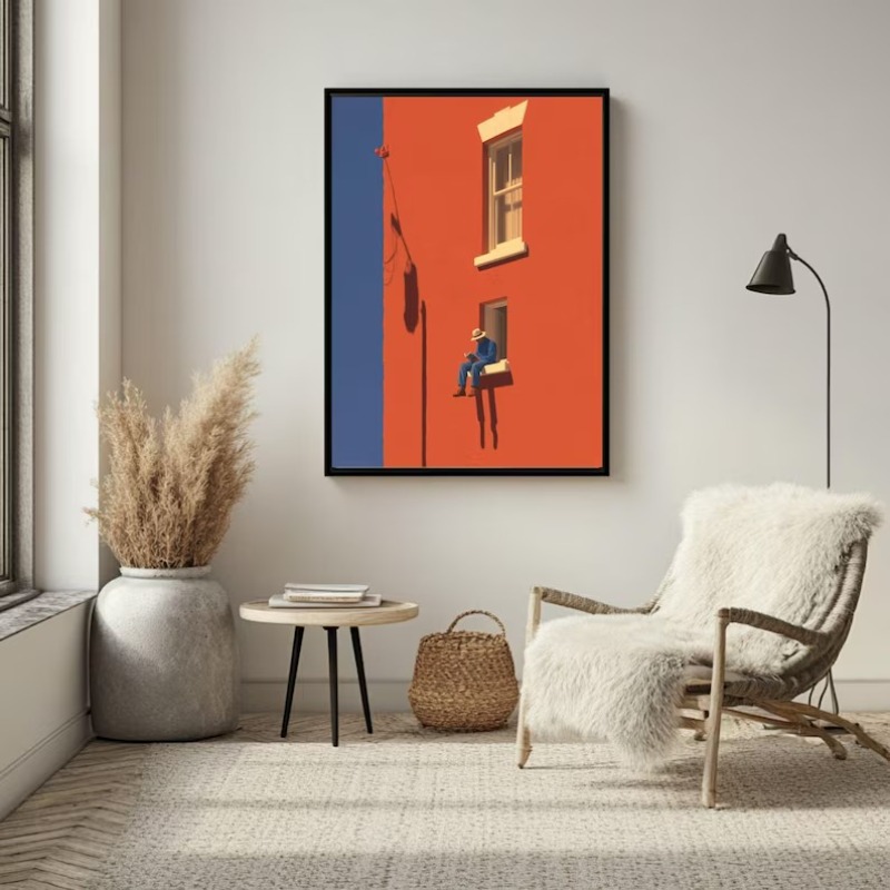 Poster Estetika Gambar Figur A - Vintage Things Collection ulasan dan harga