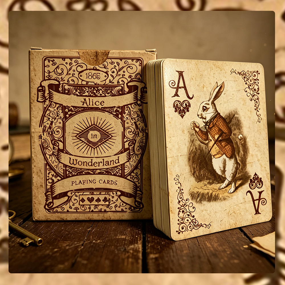 1Set/2Set Kartu Poker Kertas A - Vintage Collectible Playing Cards ulasan dan harga