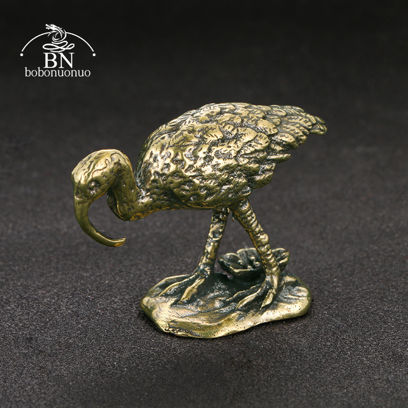 Patung Burung Bangau Paruh Pan - Vintage Collectible Ornaments ulasan dan harga