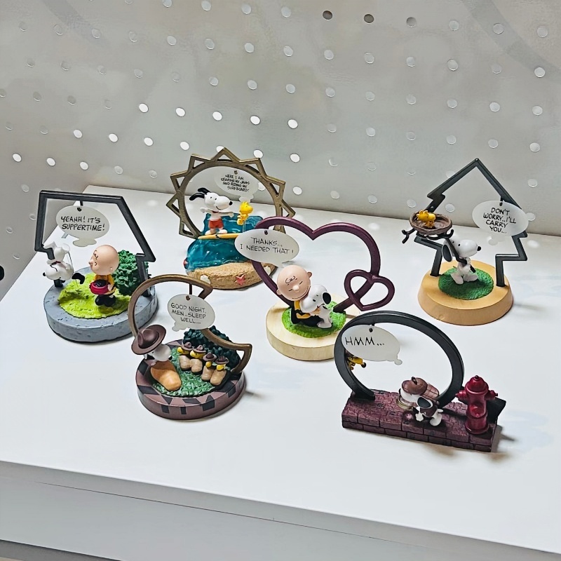 Figur Rement Snoopy Blind Box, - Vintage Collectible Ornaments ulasan dan harga