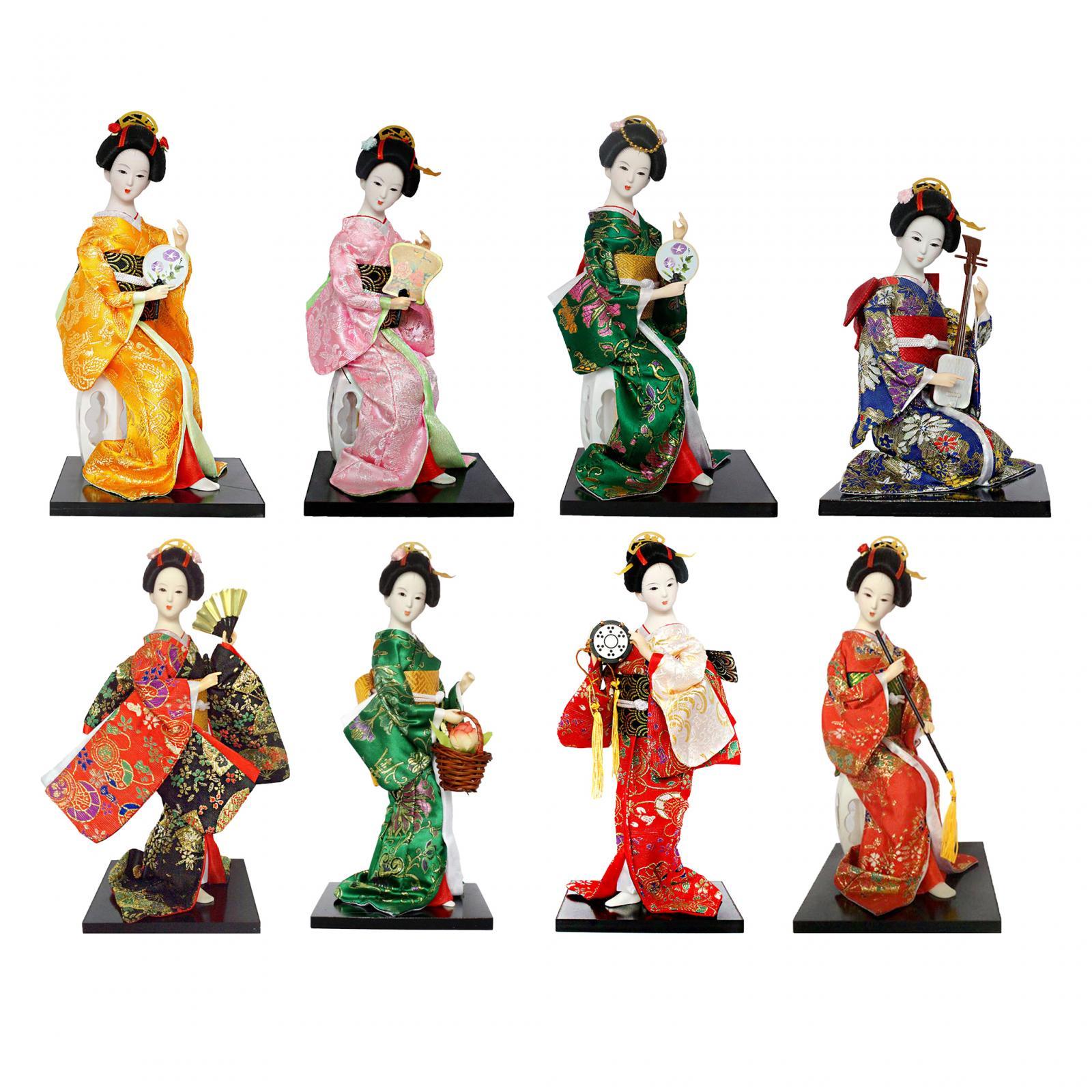 Boneka Kimono Geisha Jepang 12 - Vintage Collectible And Vintage Dolls ulasan dan harga