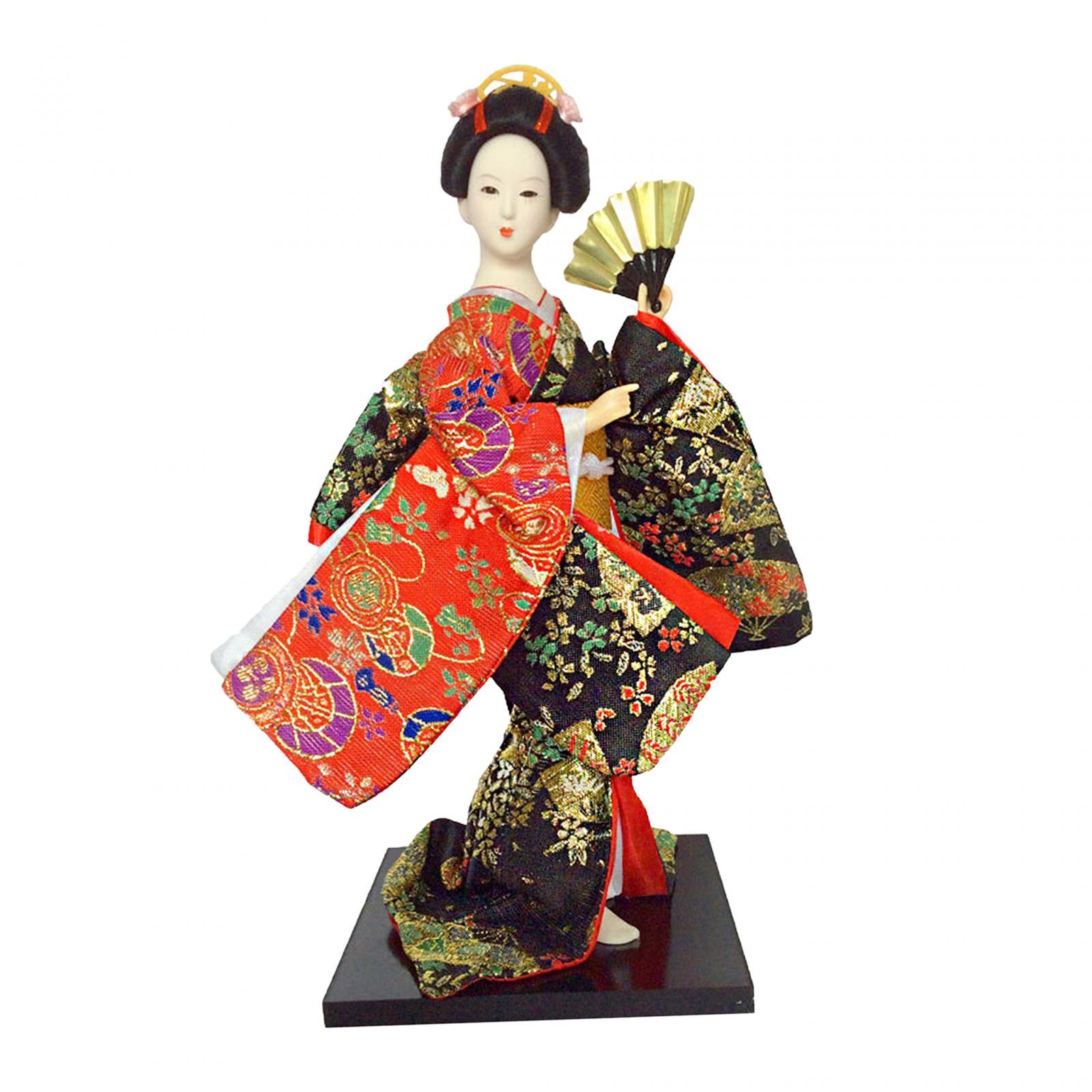 Boneka Kimono Geisha Jepang 12 - Vintage Collectible And Vintage Dolls ulasan dan harga