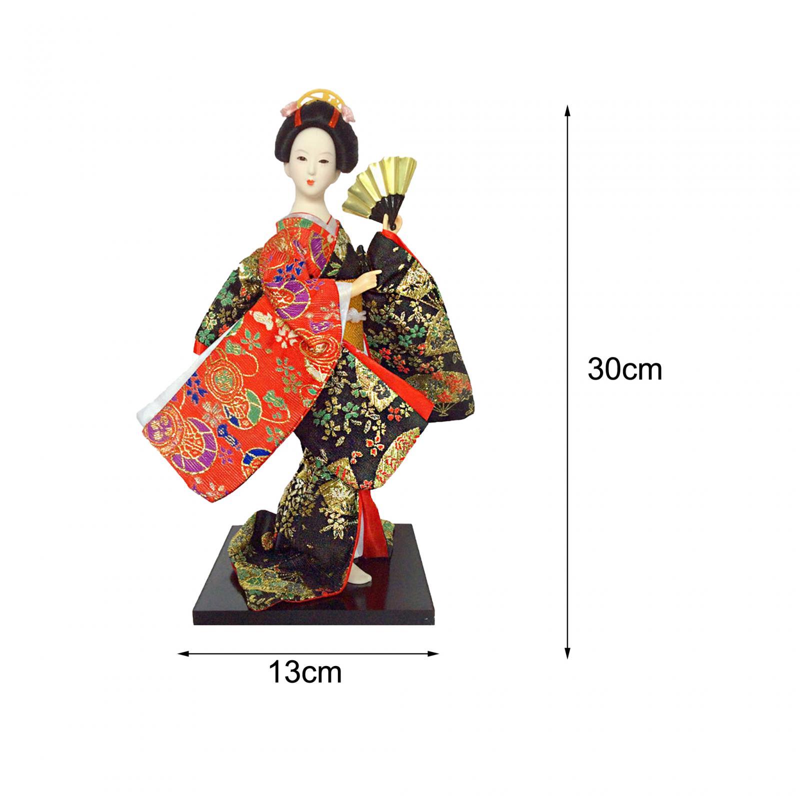 Boneka Kimono Geisha Jepang 12 - Vintage Collectible And Vintage Dolls ulasan dan harga