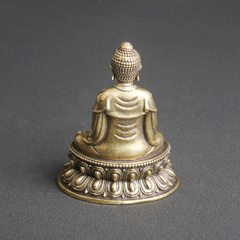 Patung Buddha Vairocana Kuning - Vintage Collectible Ornaments ulasan dan harga