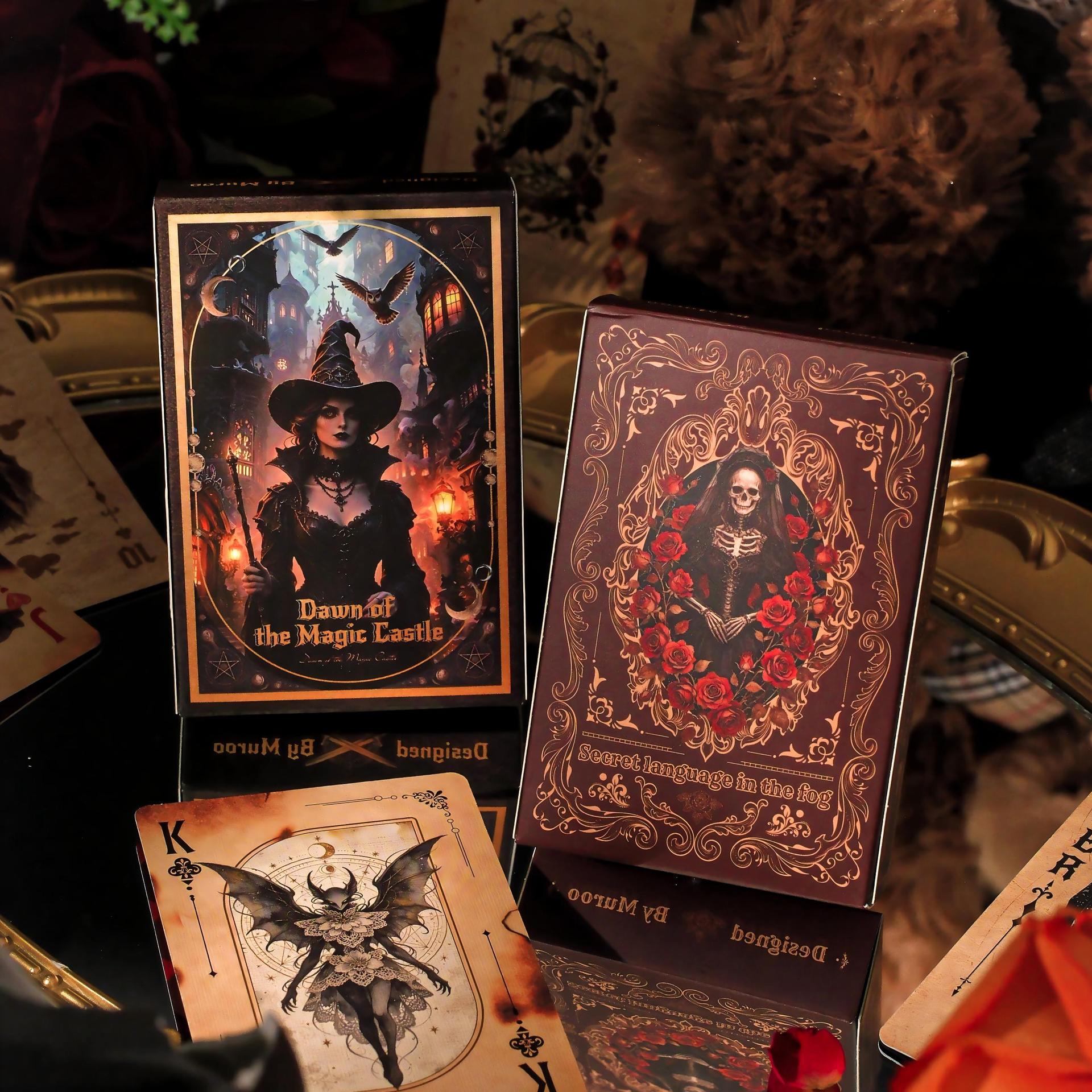 Kartu Remi Mystery Whisper – S - Vintage Collectible Playing Cards ulasan dan harga