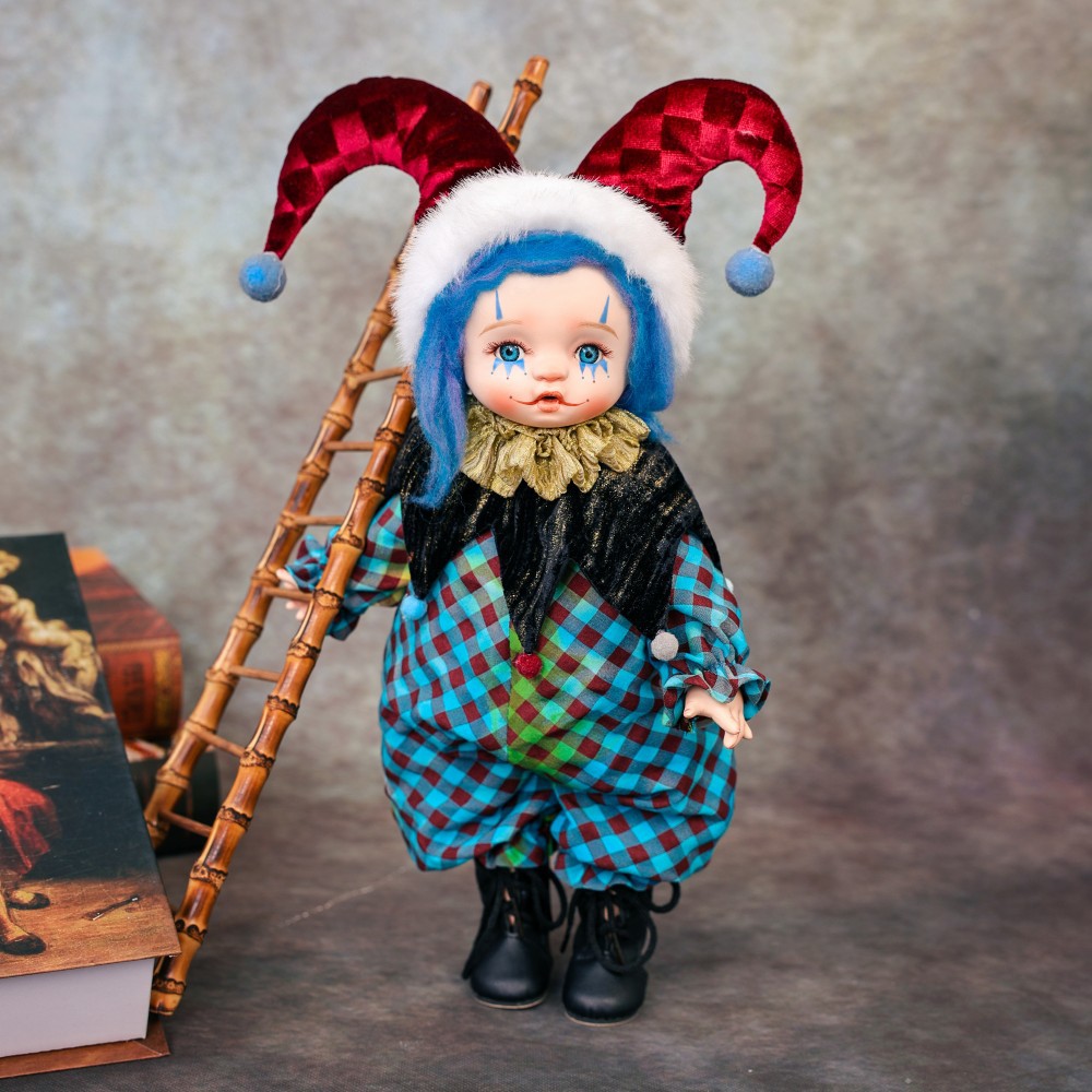 Hadiah Halloween Boneka Badut  - Vintage Collectible And Vintage Dolls ulasan dan harga
